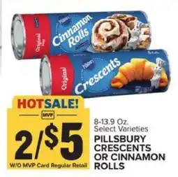 Food Lion Pillsbury Crescents or Cinnamon Rolls offer
