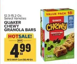 Food Lion Quaker Chewy Granola Bars offer