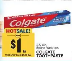 Food Lion Colgate Toothpaste offer