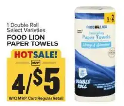 Food Lion FOOD LION PAPER TOWELS offer