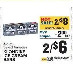 Food Lion Klondike Ice Cream Bars offer