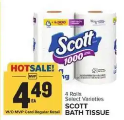 Food Lion Scott Bath Tissue offer