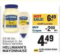 Food Lion Hellmann's Mayonnaise offer