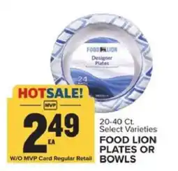 Food Lion Food Lion Plates or Bowls offer