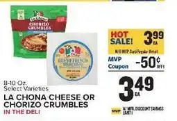 Food Lion La Chona Cheese or Chorizo Crumbles offer
