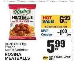 Food Lion Rosina Meatballs offer