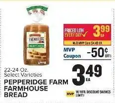 Food Lion Pepperidge Farm Farmhouse Bread offer