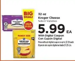 Food 4 Less Kroger Cheese offer