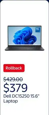 Walmart Dell DC15250 15.6 FHD 120Hz Laptop, Intel Core 3 100U, 8GB DDR5 RAM, 512GB SSD, Carbon Black offer
