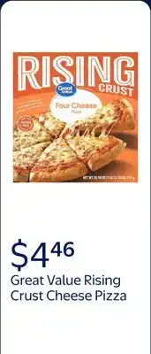 Walmart Great Value Rising Crust Cheese Pizza offer