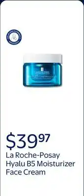 Walmart La Roche-Posay Hyalu B5 Suractivated Hyaluronic Acid Moisturizer Face Cream for All Skin Types offer