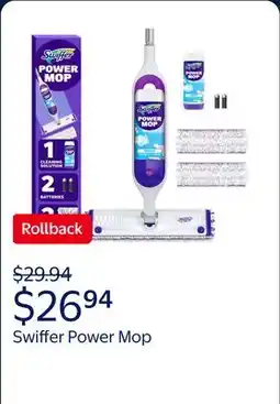 Walmart Swiffer Power Mop, Floor Cleaner, Tile, Vinyl, Laminate, Wood, Floor Cleaner, Cleaning Set offer