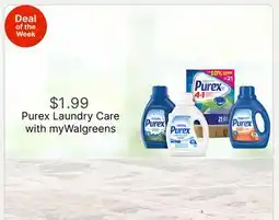 Walgreens Purex Laundry Care offer
