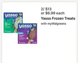 Walgreens Yasso Frozen Treats offer