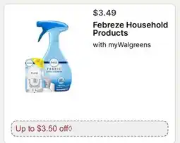 Walgreens Febreze Household Products offer