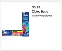 Walgreens Ziploc Bags offer