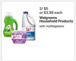 Walgreens Walgreens Household Products offer