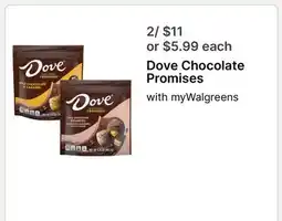 Walgreens Dove Chocolate Promises offer
