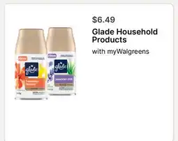 Walgreens Glade Household Products offer