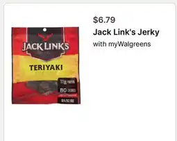 Walgreens Jack Link's Jerky offer