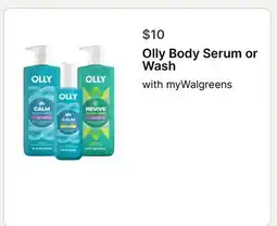 Walgreens Olly Body Serum or Wash offer