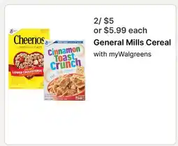 Walgreens General Mills Cereal offer