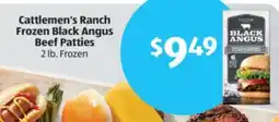 Aldi Cattlemen's Ranch Frozen Black Angus Beef Patties offer