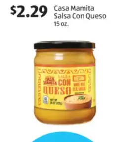 Aldi Casa Mamita Salsa Con Queso offer