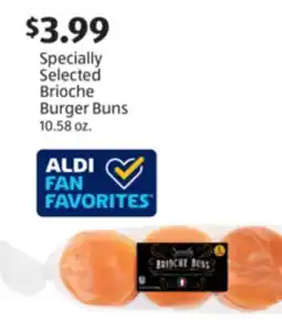 Aldi Specially Selected Brioche Burger Buns offer