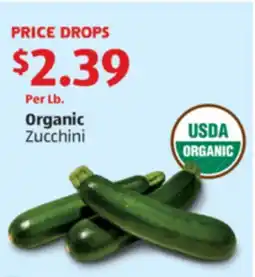 Aldi Organic Zucchini offer