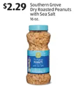 Aldi Southern Grove Dry Roasted Peanuts with Sea Salt offer