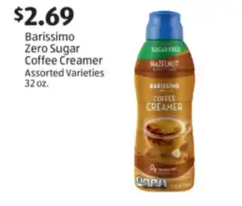 Aldi Barissimo Zero Sugar Coffee Creamer offer