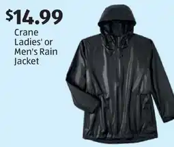 Aldi Crane Ladies' or Men's Rain Jacket offer