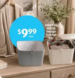 Aldi KIRKTON HOUSE Design Storage Box offer