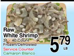 Superior Grocers Raw White Shrimp offer