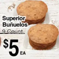 Superior Grocers Superior Buñuelos offer