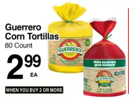 Superior Grocers Guerrero Corn Tortillas offer