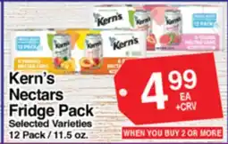 Superior Grocers Kern's Nectars Fridge Pack offer