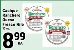 Superior Grocers Cacique Ranchero Queso Fresco Kilo offer