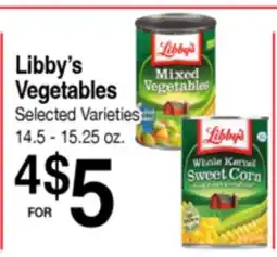 Superior Grocers Libby's Vegetables offer