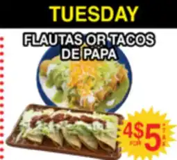 Superior Grocers FLAUTAS OR TACOS DE PAPA offer