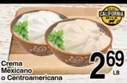 Superior Grocers Crema Mexicano o Centroamericana offer