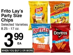 Superior Grocers Frito Lay's Party Size Chips offer