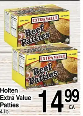 Superior Grocers Holten Extra Value Patties offer