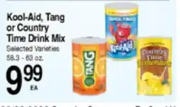 Superior Grocers Kool-Aid, Tang or Country Time Drink Mix offer