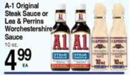 Superior Grocers A-1 Original Steak Sauce or Lea & Perrins Worcestershire Sauce offer