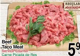 Superior Grocers Beef Taco Meat offer