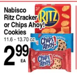 Superior Grocers Nabisco Ritz Cracker or Chips Ahoy! Cookies offer