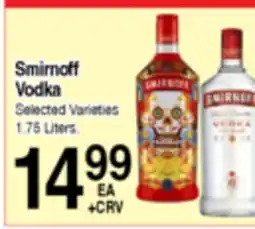 Superior Grocers Smirnoff Vodka offer