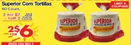 Superior Grocers Superior Corn Tortillas offer